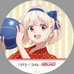 [중고] 배지·빈즈 니시키 치다카(볼링) 대형캔 배지 [리콜리스·리코일×ROUND1] 콜라보 팩 특전 후반