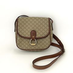 セリーヌ　Celine　マカダム　ショルダーバッグ　ベージュ