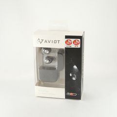 AVIOT TE-D01gv 完全ワイヤレスイヤホン USED超美品 外音取込 マイク 防水 IPX7 ブラック アビオット 箱付き 完動品 V1629