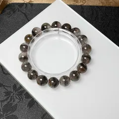 天然美品★【オーロラクォーツ・イン・スーパーセブン】★ブレスレット 天然石B  10.8-11.3mm ZB6099