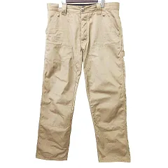 クロムハーツ CHROME HEARTS 美品 ☆AA★ カーペンター ダブルニー パンツ Carpenter Double Knee Pants ペインター ボトム オールシーズン ボタンフライ 34 Sサイズ ベージュのサムネイル