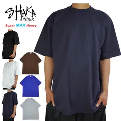 新品 シャカウェア SHAKA WEAR メンズ Tシャツ HEAVYWEIGHT TEE ヘビーウェイト7.5OZ TEE ブラック ホワイト 男女兼用 黒 白 半袖 TSHIRTS ロサンゼルス 厚地 無地 ヘヴィウェイト