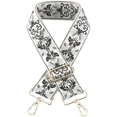 ワイド 単品 太め 付け替え 幅広 交換用 肩掛け 肩紐 ベルト 柄 ショルダー 刺繍 バッグ BAG ショルダーストラップ STRAP エスティメイション] SHOLDER [Estimation エレガント