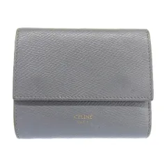 極美品 セリーヌ トリフォールド コンパクトウォレット グレー 三つ折り 2025年最新】セリーヌ（CELINE） スモール トリフォールド