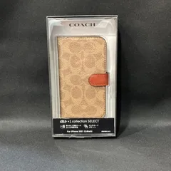 iPhone 13 mini用 COACH（R）ハードケース／SIGNATURE Brown