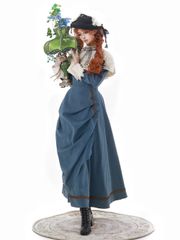 新品未使用 ロングスリーブ ロリータドレス ヴィンテージ風 長袖ワンピース 欧風デザイン 優雅な春秋スタイル 撮影会衣装 推し活 舞台演出 イベント用 大人レディース プレゼントにも最適