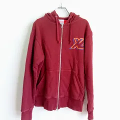 エクストララージ XLARGE パーカー フーディー ダブルジップ ビッグロゴ ブランドロゴ フロントプリント ヘビーウェイト ヴィンテージ