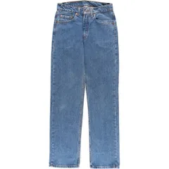 古着 90年代 リーバイス Levi's 505 REGULAR FIT STRAIGHT LEG テーパードデニムパンツ USA製 レディースL(w28)相当/evb030046