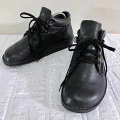 未使用✨フィンコンフォート　レザーシューズ　スニーカー　ブラック　4 1/2 ビジューラインレザースニーカー （ブラック×ブラック） -fitfit