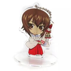 [중고] 열쇠 고리 니시스미 마호 무녀 ver. 아크릴 열쇠 고리 [걸즈 & 팬처 극장판]