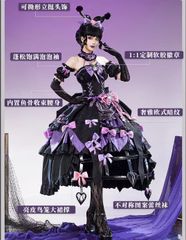 「三分妄想×第五人格×サンリオ コラボ コスプレ衣装 赤夫人 コスプレ 二次元 アニメ C服」