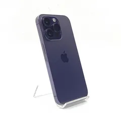 【全額返金保証】【最速発送】Apple iPhone 14 Pro 256GB ディープパープル SIMフリー 81% 美品 動作確認済