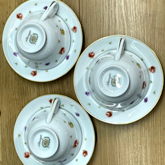 Nittoroyal RC JAPAN ニットーロイヤル カップ&ソーサー3客セット　オールドノリタケ
