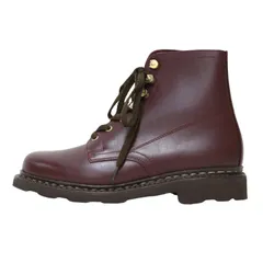 【新品】Paraboot パラブーツ ボルドー サイズ:UK5(24.5cm) / インバータブル レザー レースアップ ブーツ / IMBATTABLE F / ショートブーツ フラット ラウンドトゥ / フランス製 / シューズ 靴【レディース】のサムネイル