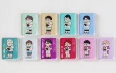 【中古】アクリルスタンド・アクリルパネル 全10種セット 「ハイキュー!! ジロリ トレーディング アクリルブロック -仙台ver.-」