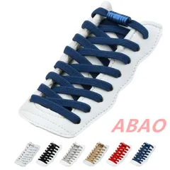 靴紐 結ばない 靴ひも ゴム紐 スニーカー シューレース 色選べる 1足分(2本) 留め具 ほどけない 簡単取り付け 伸びる靴紐 結ばない靴紐 子供 ローカット ハイカット 色選べる 無地  sobu01