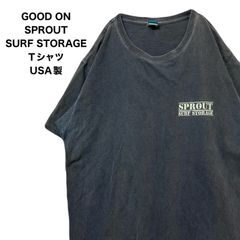 GOOD ON グッドオン　Tシャツ SPROUT SURF STORAGE  ピグメント加工　made in usa L