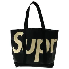 20ss supreme raffiatote black 黒　トート