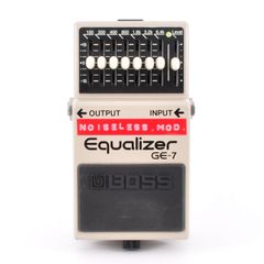 Boss GE-7 ノイズレス Modified Noiseless イコライザー Equalizer Guitar Effects Pedal ボス エフェクター 改造 ノイズレス イコライザー 中古