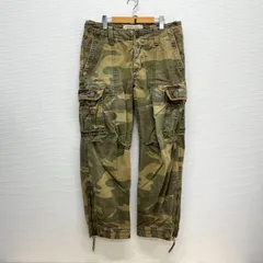 アバクロンビーアンドフィッチ ミリタリーパンツ カモフラ 32 本格!!【A&F アバクロンビー＆フィッチ】迷彩 カモフラ柄 カーゴ