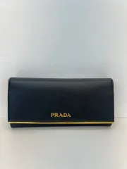 ブランド中古 ルクソール 蔚山支店 PRADA(プラダ) サフィアーノ フラップ メタルバー 長財布 1MH132