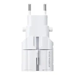 海外電源変換アダプタ マルチタイプ サンワサプライ TR-AD4W 1台でほぼ全世界9種類のプラグ形状に変換