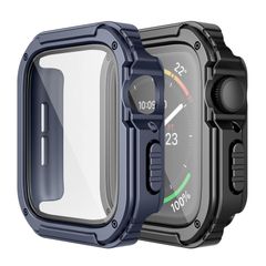 【特売】2枚入り Adepoy コンパチブル Apple Watch Series 6/5/4/SE 44mm 用 ケース 頑丈 アップルウォッチケース 全面保護カバー 耐衝撃 スポーツケース 落下 衝撃 吸収 傷防止 Apple watch ケース 44mm