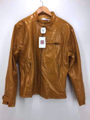 ユーズドフルギ USED古着 フェイクレザージャケット メンズ JPN：L 