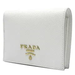 【新品】プラダ 1MV204 SAFFIANO METAL 財布 二つ折り財布 (小銭入れあり) PRADA PORTAF.P.VERTICALE サフィアーノ レザー メタルロゴ ミニ ウォレット アウトレット レディース