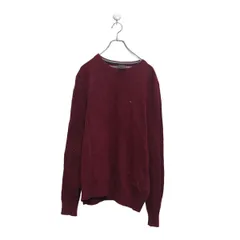 ルイヴィトン✨カシミヤ　シルク　リブニット　フリルカラー　ボルドー　赤　S ルイヴィトン✨カシミヤシルクリブニットフリルカラーボルドー赤S