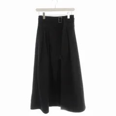 リリーブラウン Lily Brown パンツドッキングラップスカート キュロット ロング F 黒 ブラック LWFP231240 /EEのサムネイル
