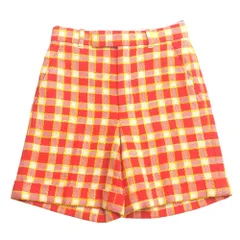 ■美品■GUCCI グッチ ショートパンツ サイズ36 ツイード チェック ミケーレ期 イタリア製 ブランド古着【中古】20250519/RA4772のサムネイル