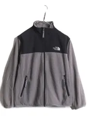 【お得なクーポン配布中!】 90s ノースフェイス フリース ナイロン 切替 ジャケット ボーイズ L レディース S 90年代 オールド The North Face アウトドア フルジップ