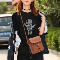 【５色】スマホバッグ ショルダー スマホポーチ レディース おしゃれ 軽量 小さめ★ミニショルダーバッグ 斜め掛け 肩掛け