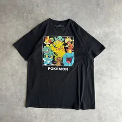 Pokémon/ポケモン/半袖Tシャツ/キャラクタープリント/アニメ/ピカチュウ/ヒトカゲ/ゼニガメ/フシギダネ/ニャース/ハリマロン/フォッコ/ケロマツ/ソーナンス/jmaple