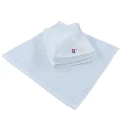 【人気商品】NERVURE ホテル仕様 ハンドタオル 2枚セット タオルブランド 34×35cm 綿100% 厚手 吸水 今治(Imabari) ボリューム 国産 日本製 ホワイト