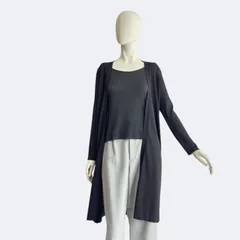 ANAYI アナイ ロングカーディガン ブラック レディース