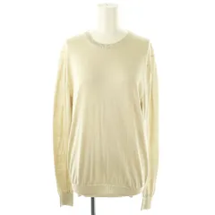 スローン ニット セーター カシミヤ混 ベージュ 大きいサイズ4 XL