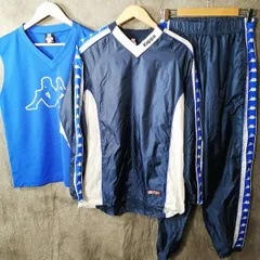 kappa まとめ ウィンドブレーカー 上下 サイズ L ビブス サイズ O 3点 セット スポーツウエア カッパ