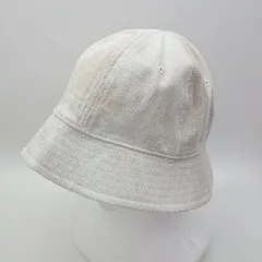 ◇ ⊇ CAMBIO カンビオ 模様柄 バゲットハット 帽子 ベージュ系 サイズF メンズ E  【1506130002345】