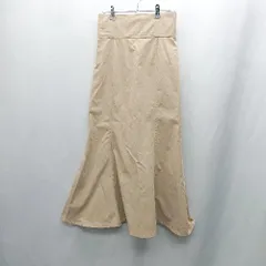 ◇ Θ ViS ビス ロング マーメイド スカート サイズM ベージュ系 レディース E  【1502060013406】