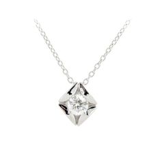フォーエバーマーク ダイヤモンド ネックレス 0.18ct Pt850(プラチナ)/Pt900(プラチナ)  質屋出品