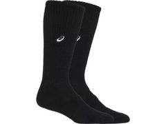 asics アシックス ONE POINT HIGH SOCKS ブラックXホワイト S 3053A137 6 | スポーツ 運動 ファッション小物 衣類 衣料品 ウエア ウェア 靴下 くつ下 ソックス 男性 メンズ 女性 レディース バレーボール 万能 マル