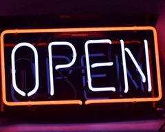 ネオンサイン OPEN オープン ネオン管 看板 BAR オーダーメイド - メルカリ
