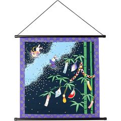 押絵 七夕 織姫と彦星 天の川 タペストリー - メルカリ