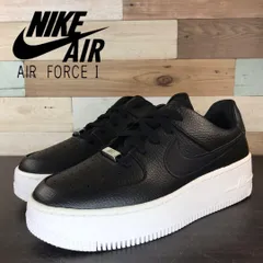 訳あり 新品 未使用品 NIKE AIR FORCE 1 ナイキ エア フォース 1 セイジ ロー ブラック ホワイト 23.5cm レディース スニーカー N03704 AR5339-002 厚底