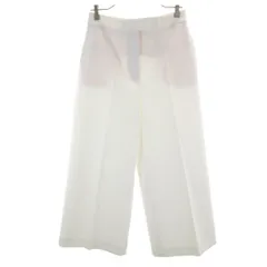 ZARA ザラ ワイドパンツ M ホワイト レディース 古着