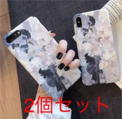 2点セット　 iPhone X 絵の具　ペイント個性派ケース