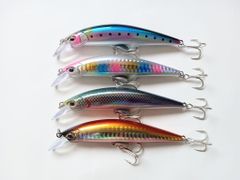 Gコントロール風 セカンドリップ ヘビーシンキングミノー 30g TypeB 4色セット シーバス 青物 遠投 高飛距離 ヒラメ カンパチ ワラサ かっ飛び ぶっ飛び ソルト ツインリップ ウォブリング スロー ブリ 堤防 ロックショア 磯 マゴチ コチ