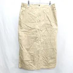 ◇ ⊂ FREAK'S STORE フリークスストア ロング タイト スカート サイズ縦M横2XL ベージュ レディース E  【1502030024715】のサムネイル